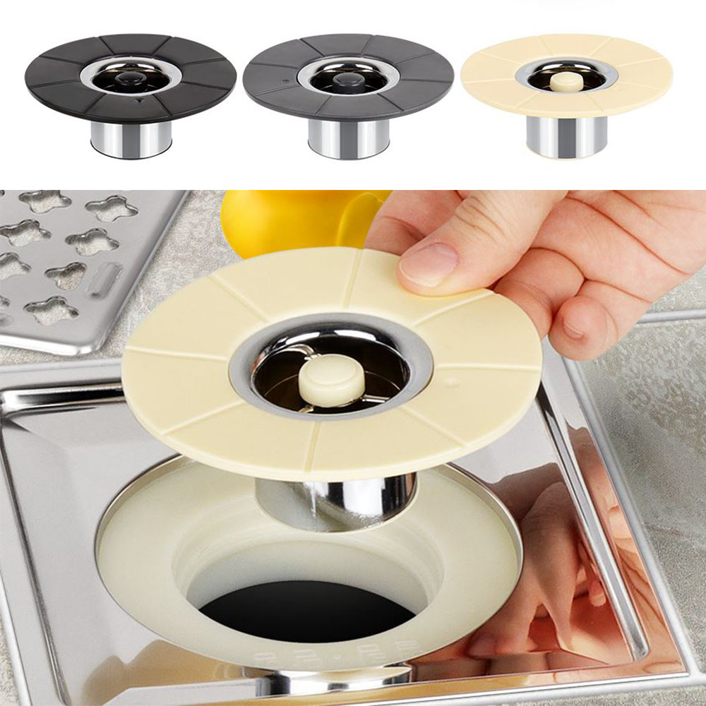 욕실 배수구 덮개 간편설치 화장실 악취 하수구 냄새제거 트랩