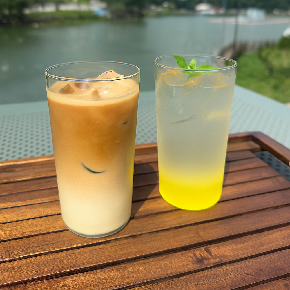 검트리 홈카페 얇은 맥주 컵 투명 커피 잔 내열 하이볼 글라스 430ml 이미지 7