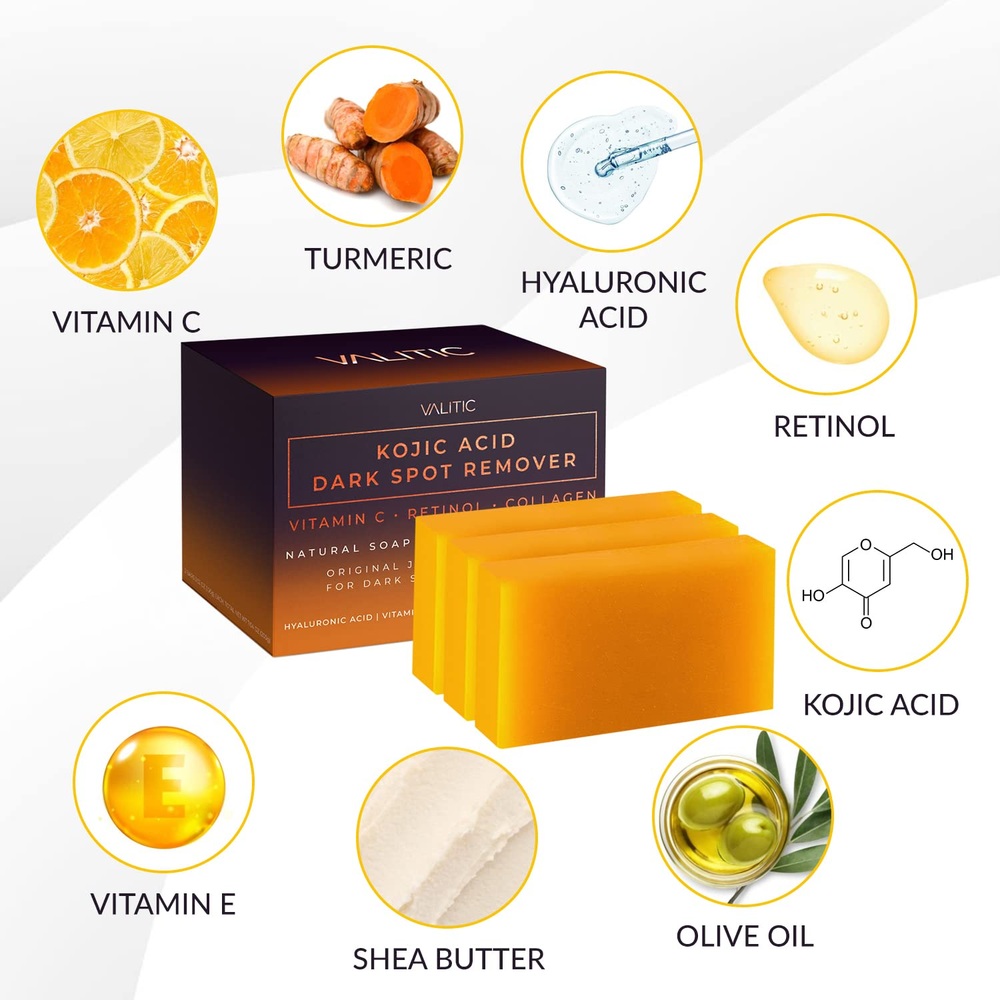 VALITIC KOJIC 발리틱 다크스팟 비누 올리브오일비누 시아버터 - 상세 이미지 5