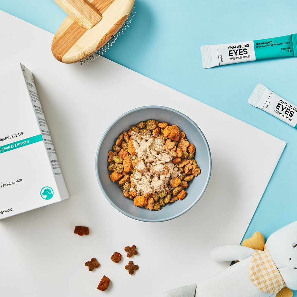 [서울대 수의학 교수 포뮬러] 샤랩바이오 강아지 눈 영양제 아이즈 눈물자국 눈꼽 냄새 항산화 루테인 30포, 1개 - 상세 이미지 3