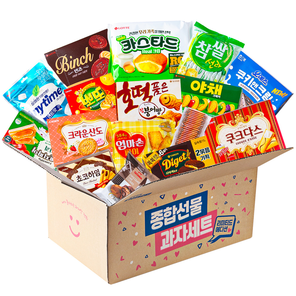 더하모니 프리미엄 리미티드 에디션 사무실간식 3호 탕비실 사무실 대용량과자 간식꾸러미 선물박스 - 상품 이미지