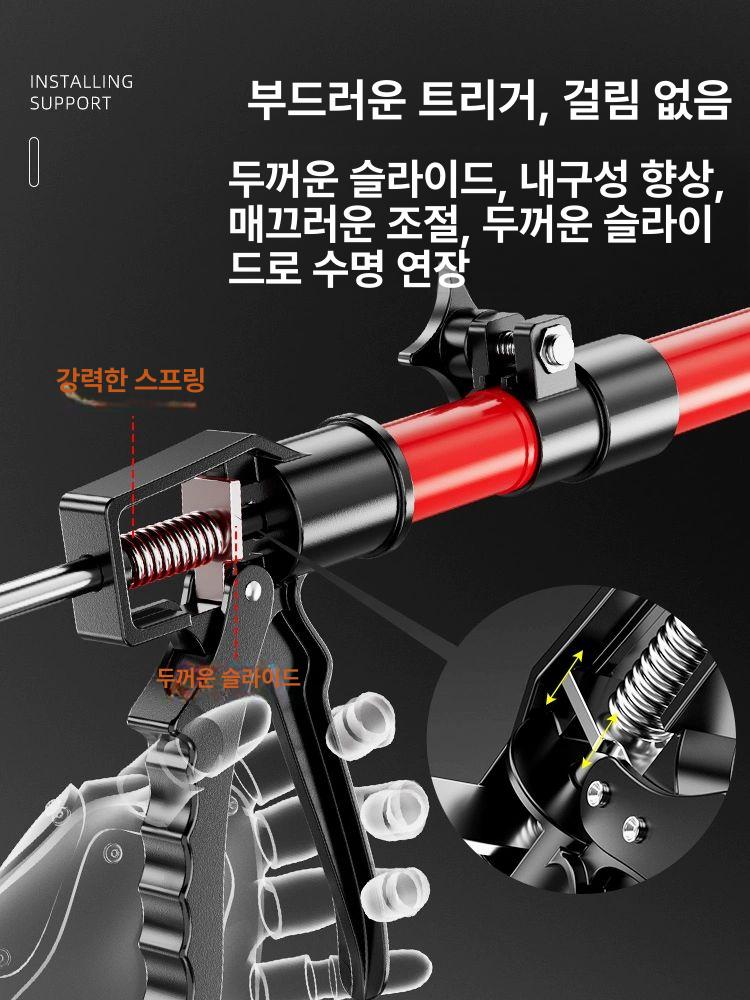 천장 지지대 고정봉 목공 기둥봉 고정 시공 천정 굽은 손잡이 경량형 50-115cm 두 - 상세 이미지 5