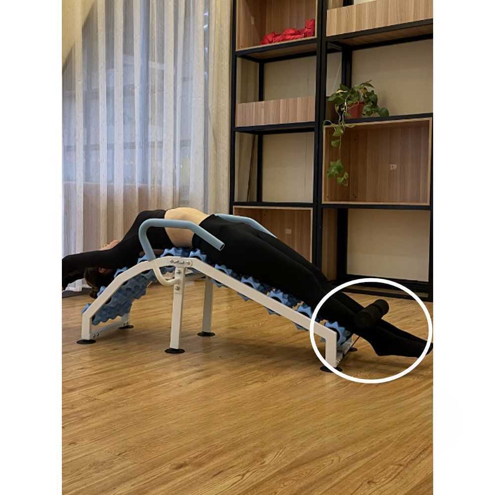 롤러 등 스트레칭 기구 교정 폼롤러 요가 마사지 도구 핑크 - 상세 이미지 4