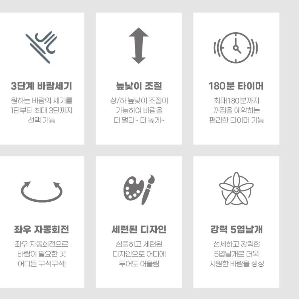 사무실용 선풍기 소음없는 선풍기 키다리 키높이 키큰선풍기 - 상세 이미지 4