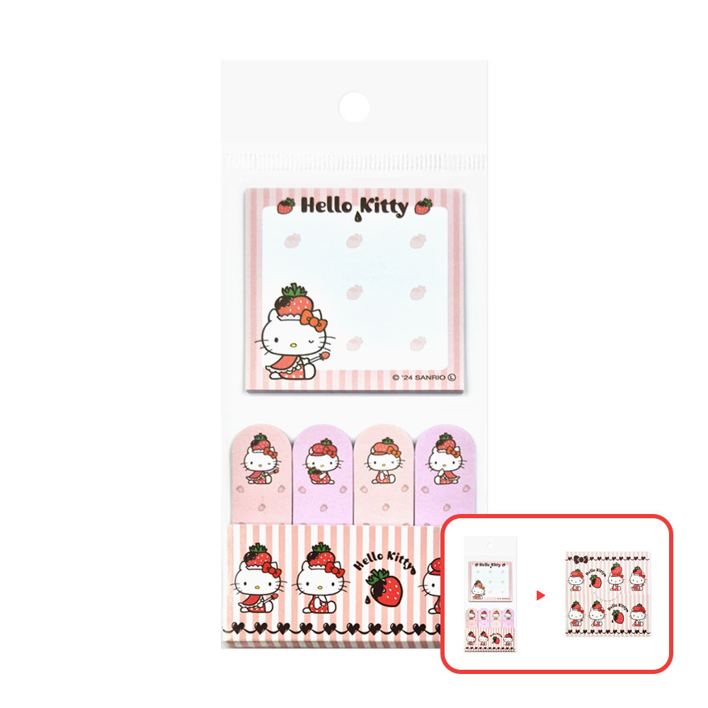 산리오 점착 메모지(헬로키티) G - 상품 이미지