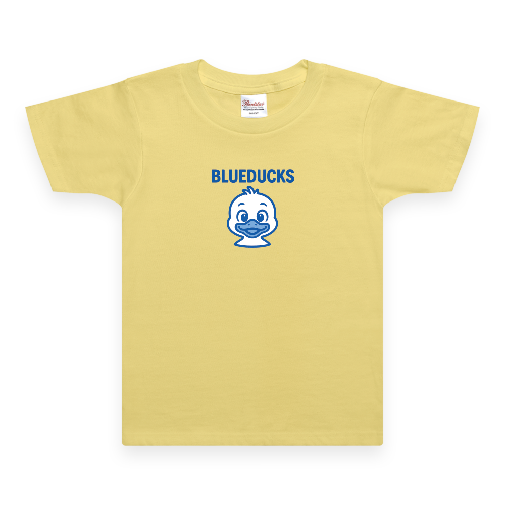 베이직 라운드 반팔 티셔츠(아동)_BLUEDUCKS 베이비덕 캐릭터 / 23가지 색상 - 상세 이미지 4