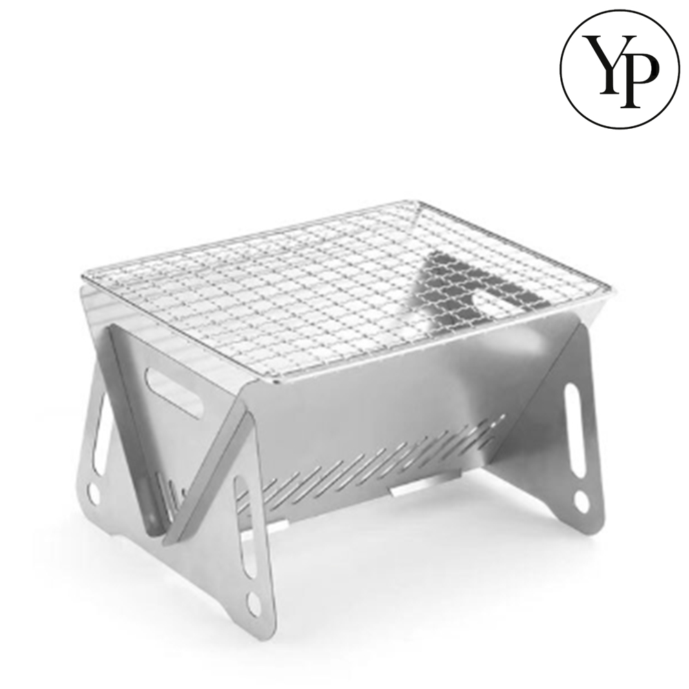 접이식 화로대 그릴 개인 숯불 캠핑 구이 바베큐 스텐 석쇠