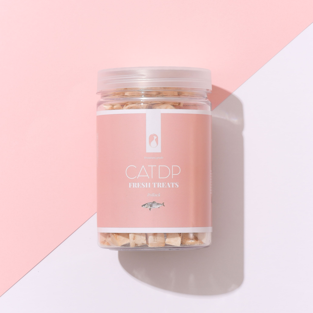 캣디피 프레시트릿 북어 50g CATDP 저염트릿 아기 새끼 고양이간식 동결건조 고양이가 좋아하는 음식 큐브 보양식 이미지 3