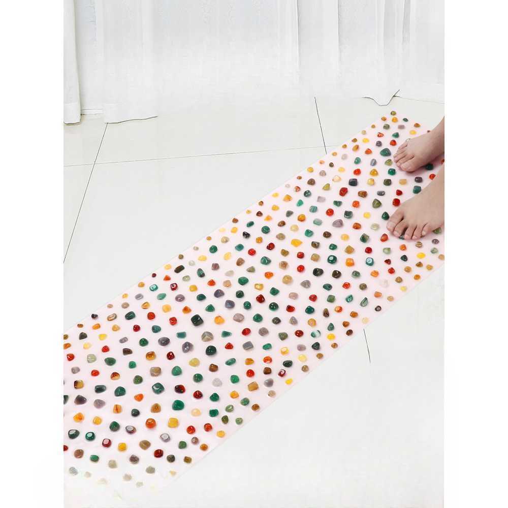 지압 매트 자갈형 발바닥 지압 건강 혈액순환 마사지 40x120cm - 상품 이미지