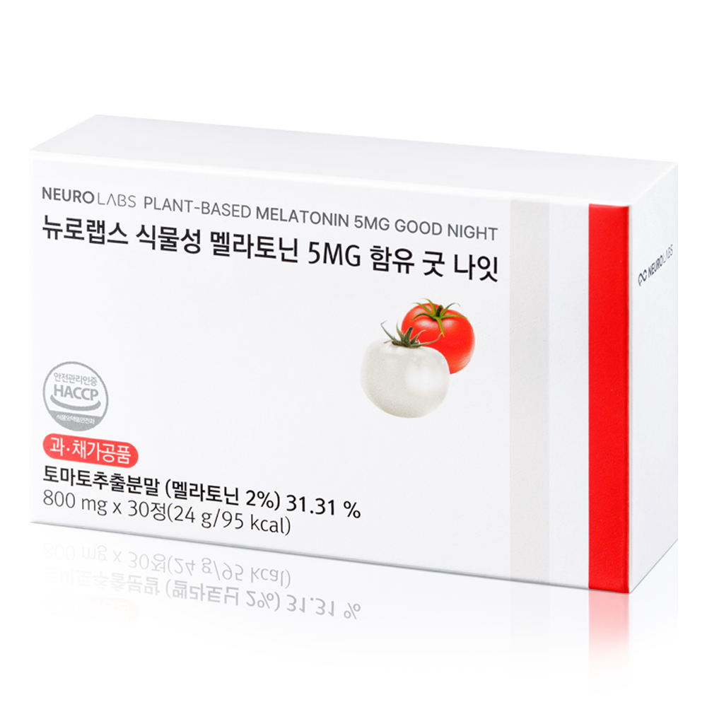 뉴로랩스 식물성 멜라토닌 5MG 함유 굿 나잇 30정, 1개 - 상세 이미지 2