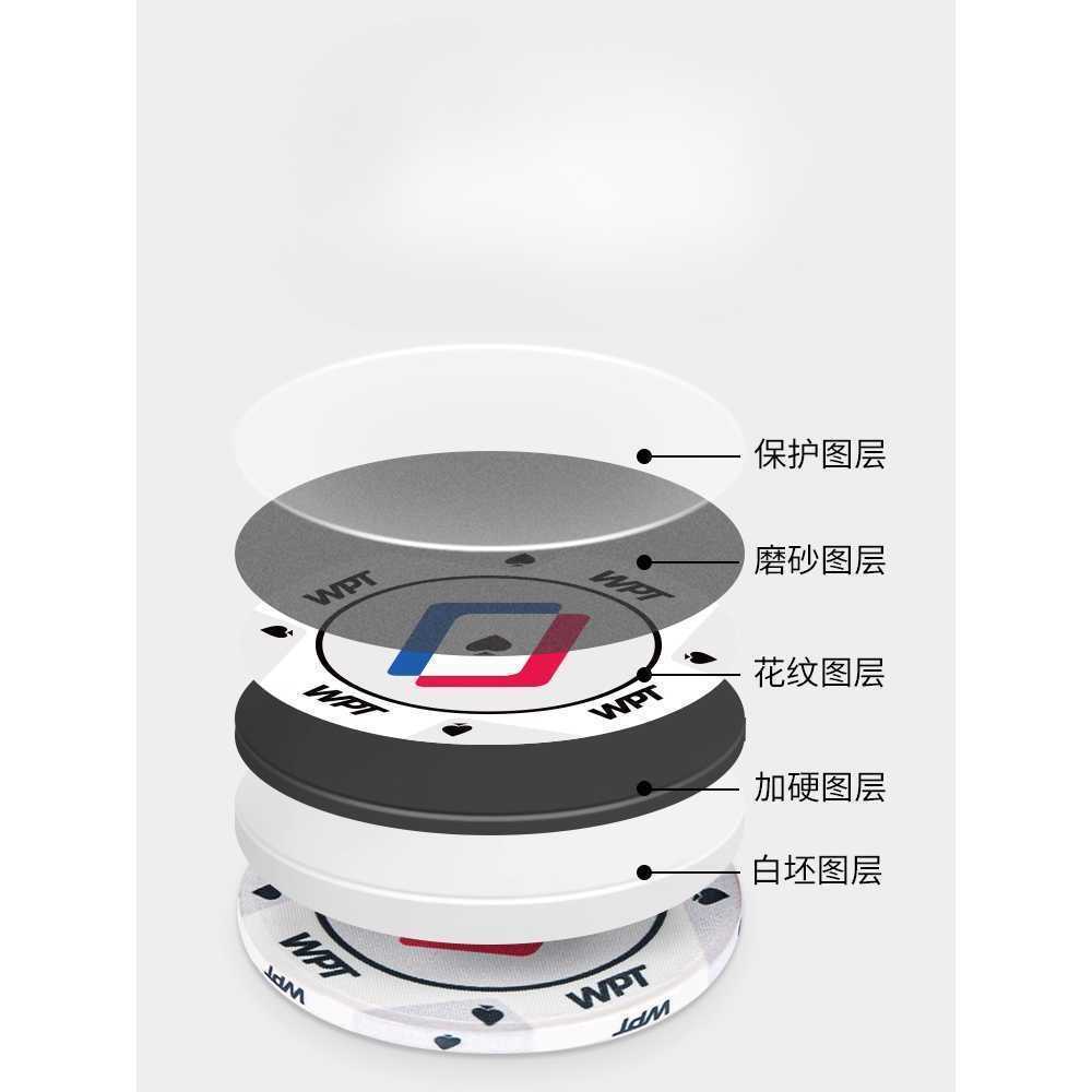 텍사스 홀덤 게임 칩 카지노 스타일 포커 카드 룰렛 A형 300개(39mm) - 상세 이미지 5