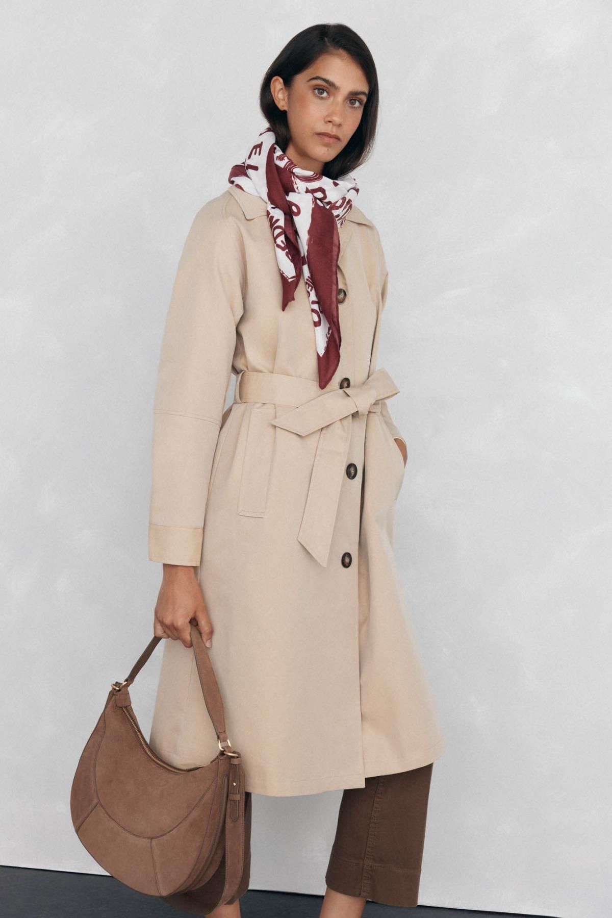 페드로 델 이에로 테크니컬 롱 트렌치코트 벨트 베이지 8572316 BEIGE - 상세 이미지 3