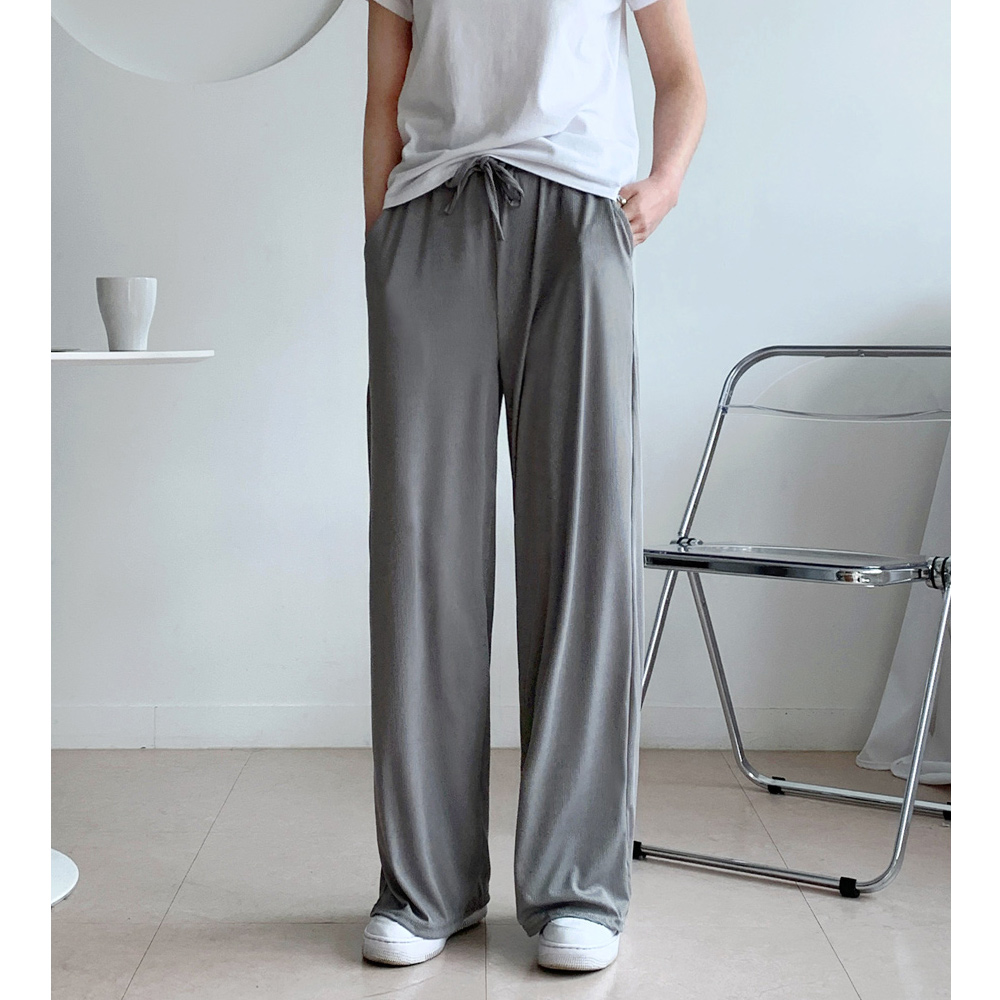 여름 여성 와이드 밴딩 팬츠 시원한 루즈핏 슬랙스 원데이핏 ONeday fit - 상품 이미지