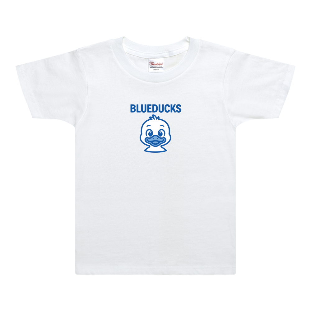 베이직 라운드 반팔 티셔츠(아동)_BLUEDUCKS 베이비덕 캐릭터 / 23가지 색상 - 상세 이미지 3