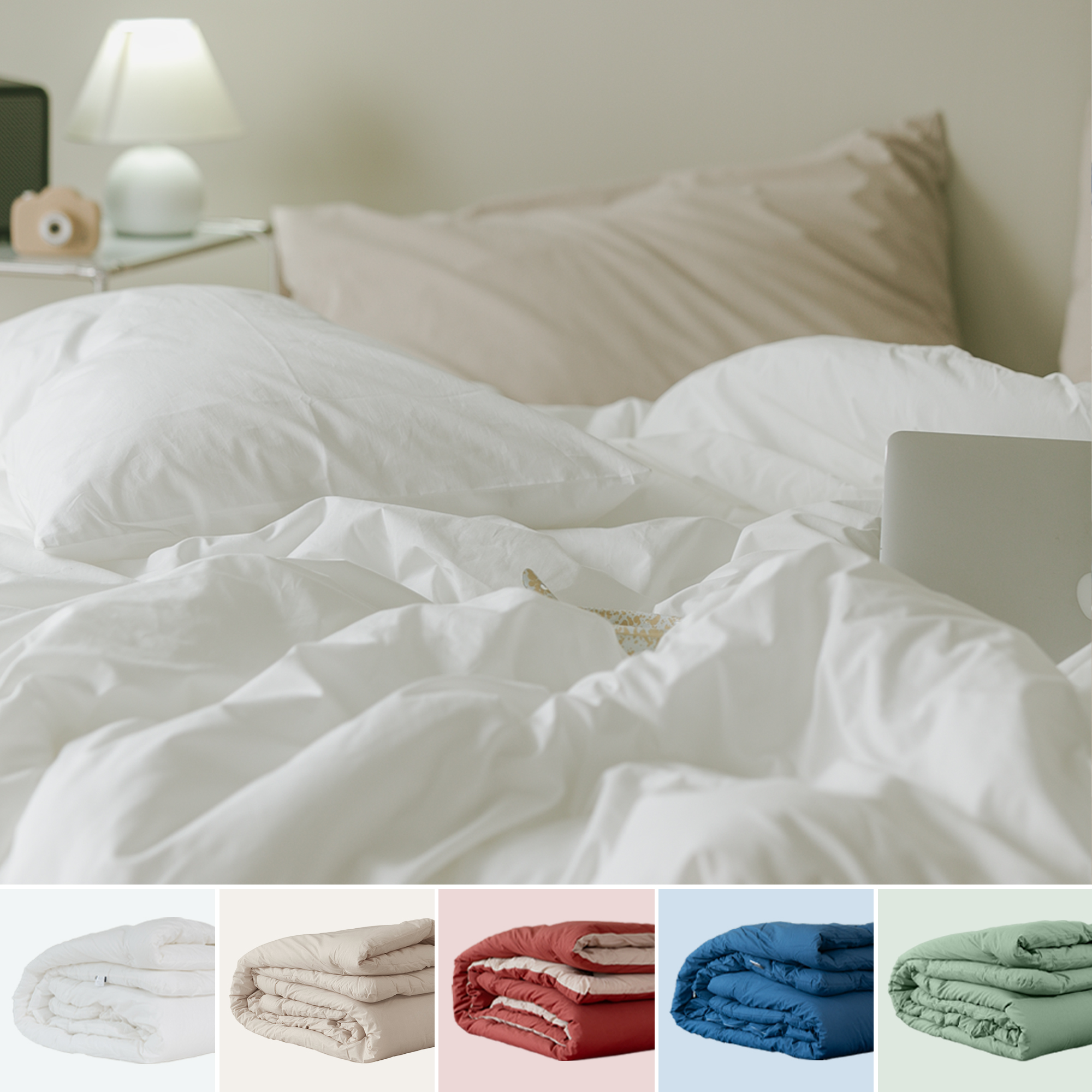 스타일링홈 차렵이불 호텔이불 60수 고밀도 바스락 싱글 퀸 사이즈 사계절 SS