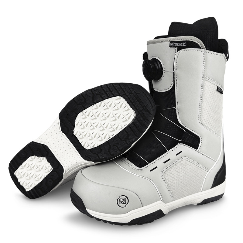 스노우보드화 신발 보드샵 스키장 와이어 부츠 연한 회색 LH25022 36