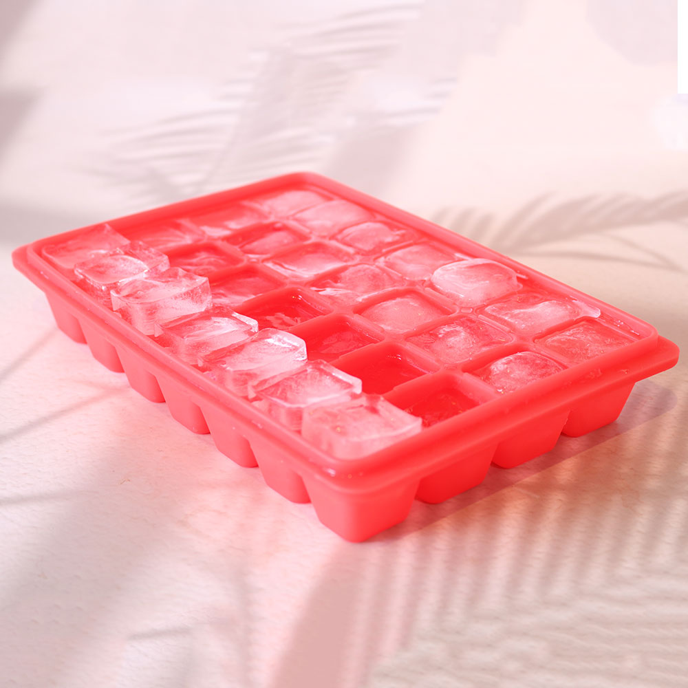 헤스타 국내산 실리콘 아이스트레이 28구 냉동 얼음틀 캠핑 여행 휴가 아이스뱅크 아이스틀