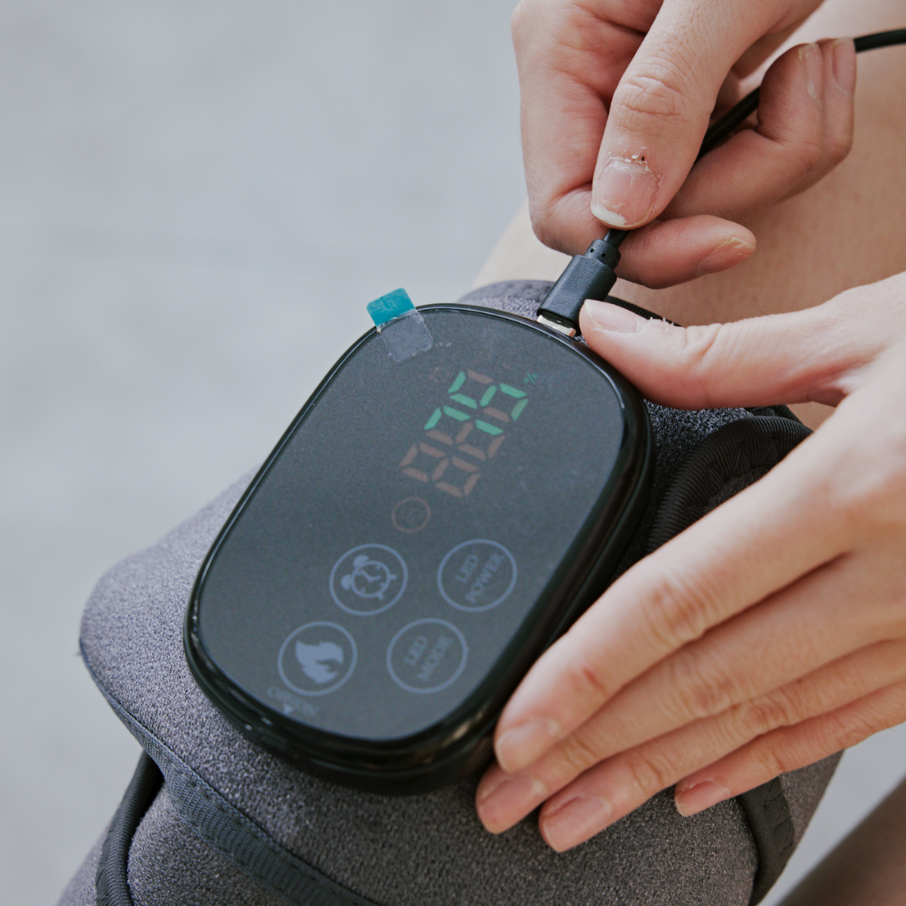 온담셀 어깨 찜질기 무선 온열 전기 무릎 찜질 찜질팩 핫팩 휴대용 온열기