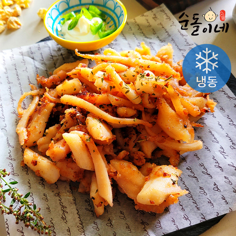 순돌이네 영화관 땅콩 버터구이 오징어 다리 300g - 상품 이미지
