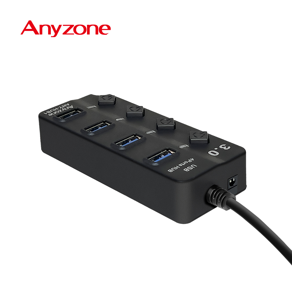 애니존 USB 3.0 A타입 허브 4포트 블랙 무전원 (어댑터별매) ANY-HUB1 - 상세 이미지 5