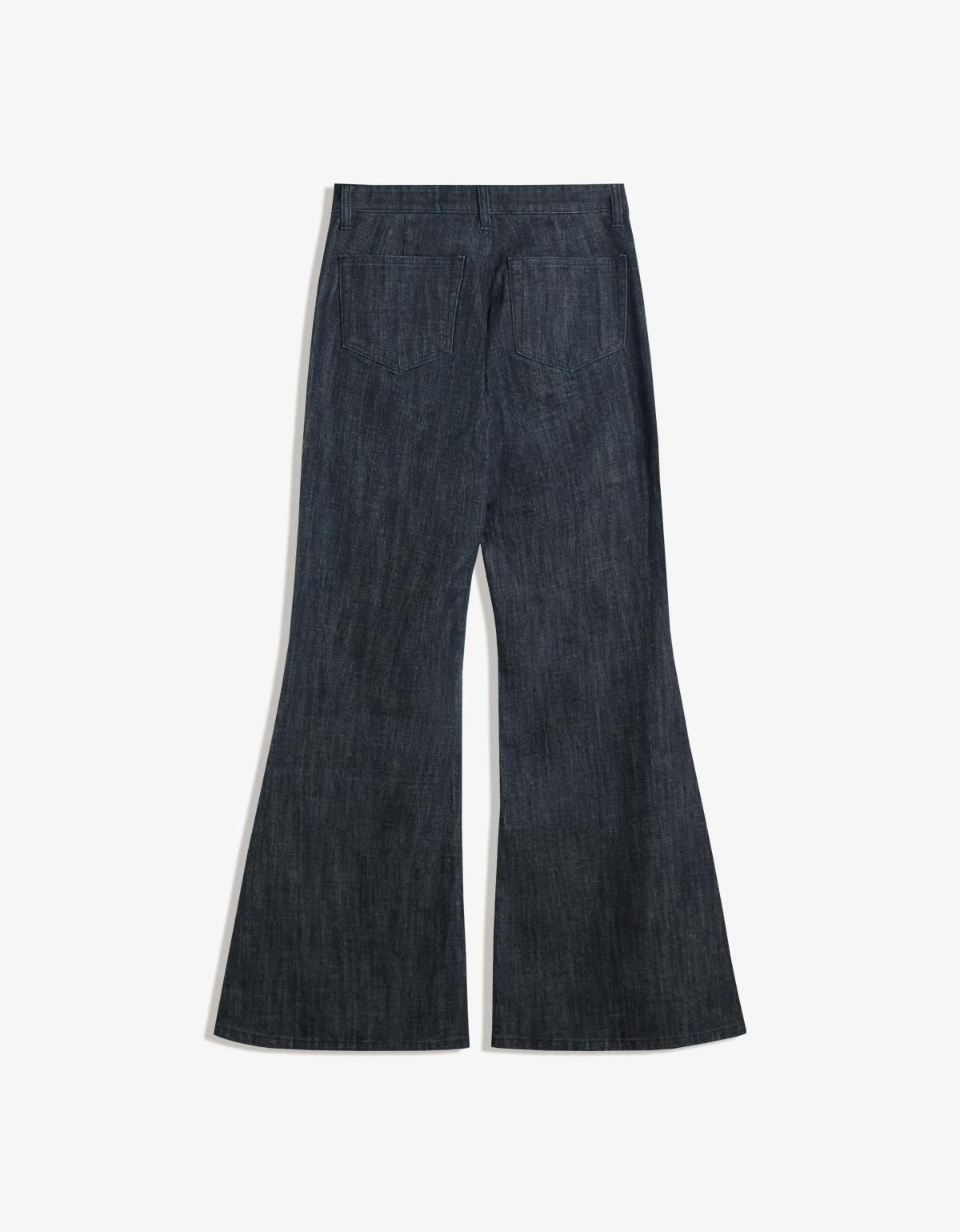 버쉬카 플레어 데님 컴포트 포켓 팬츠 5019/156 NAVY - 상세 이미지 5