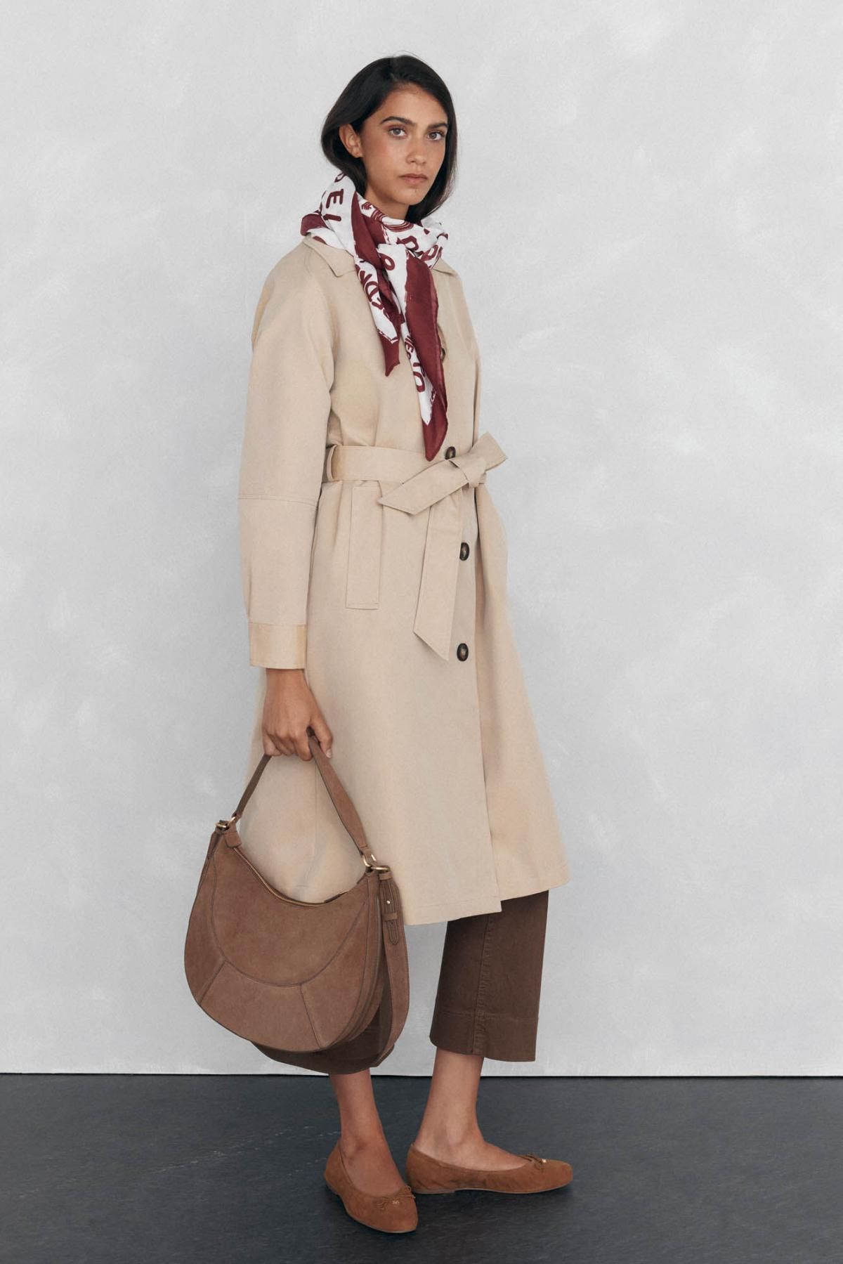 페드로 델 이에로 테크니컬 롱 트렌치코트 벨트 베이지 8572316 BEIGE - 상세 이미지 2