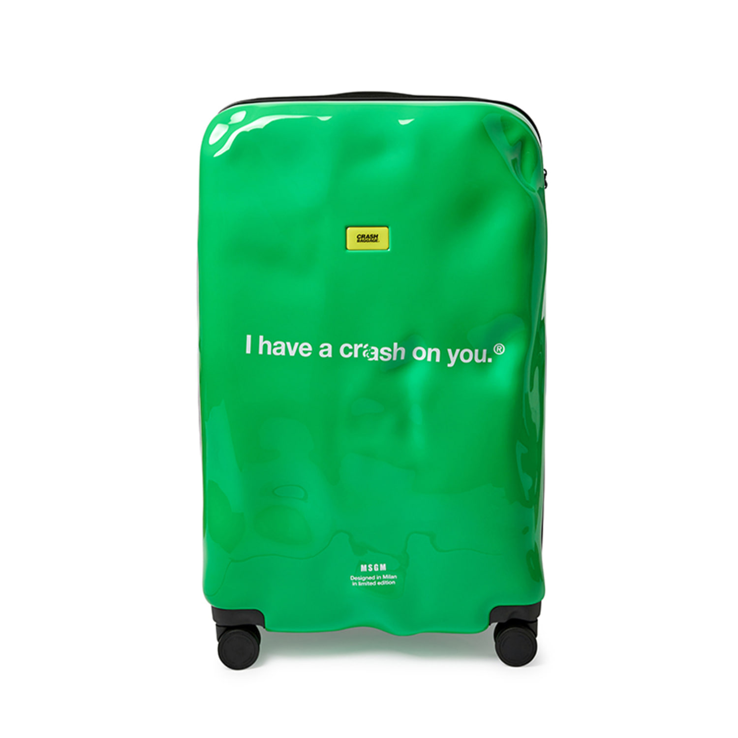 [MSGM X CRASH BAGGAGE] 크래쉬배기지 MSGM 그린 31인치 CBG-2SLU401-35 - 상세 이미지 2