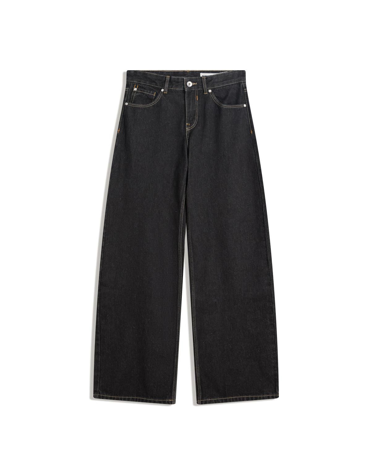 버쉬카 오버핏 데님 와이드핏 보이프렌드 진 5012/352 DARK GREY - 상세 이미지 3