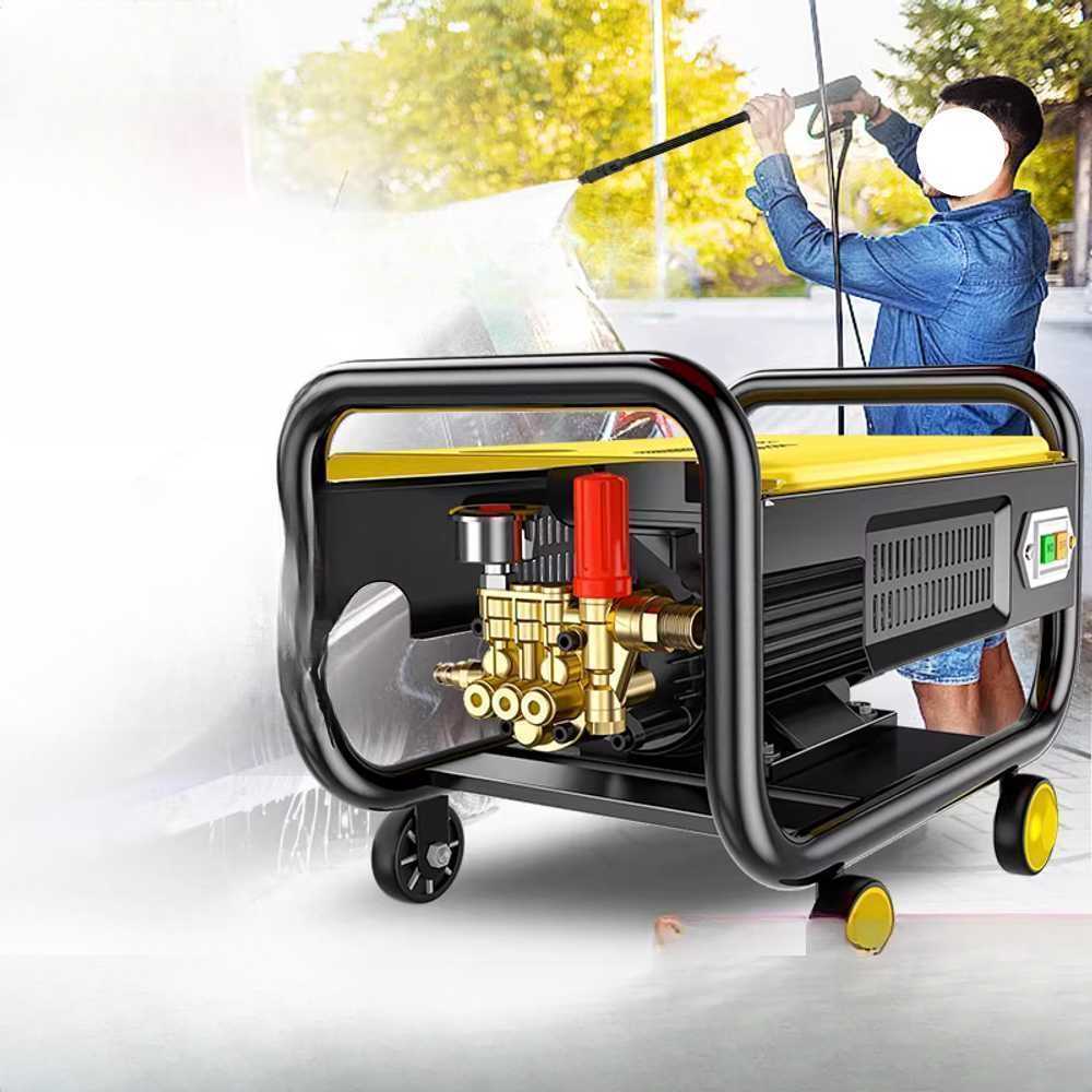 전동 고압세척기 물분사 가정용 외벽 바닥 청소기 1350W+22m+구리 플러그 - 상품 이미지