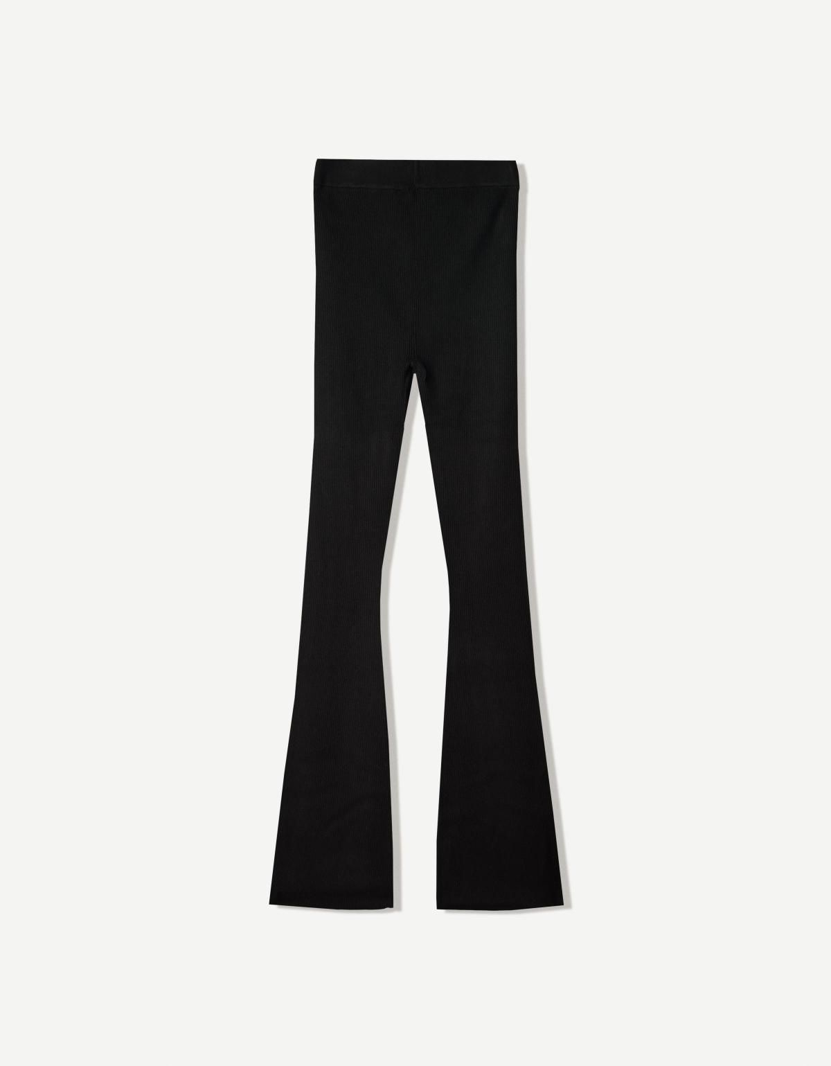 버쉬카 슬림핏 부츠컷 플레어 팬츠 5203/645 BLACK - 상세 이미지 2