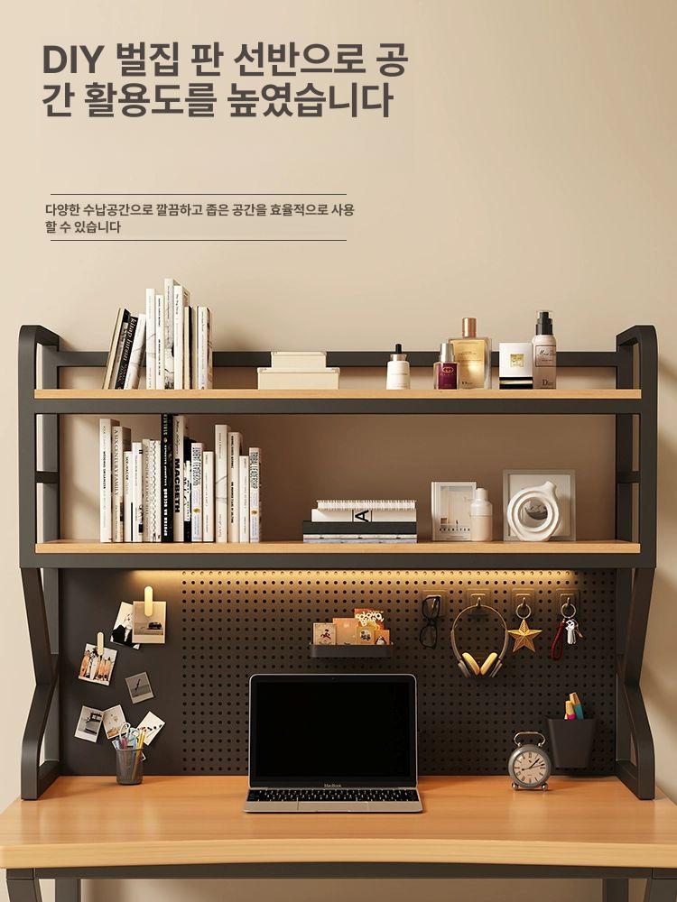 책상 위 선반 정리 틈새 수납장 간이 정리함 인테리어 업그레이드 2.3cm 50cm B - 상세 이미지 3