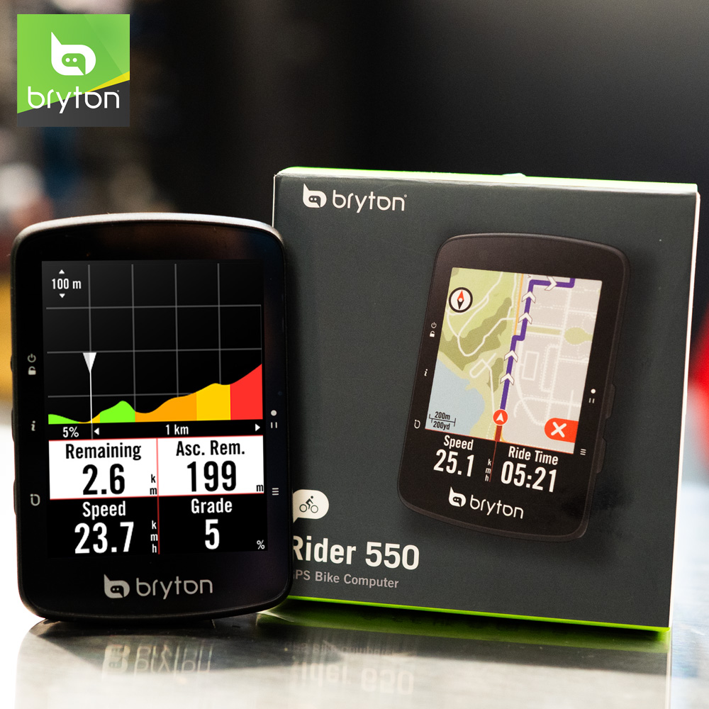 브라이튼 라이더 550 자전거 속도계 GPS 네비게이션 - 상품 이미지