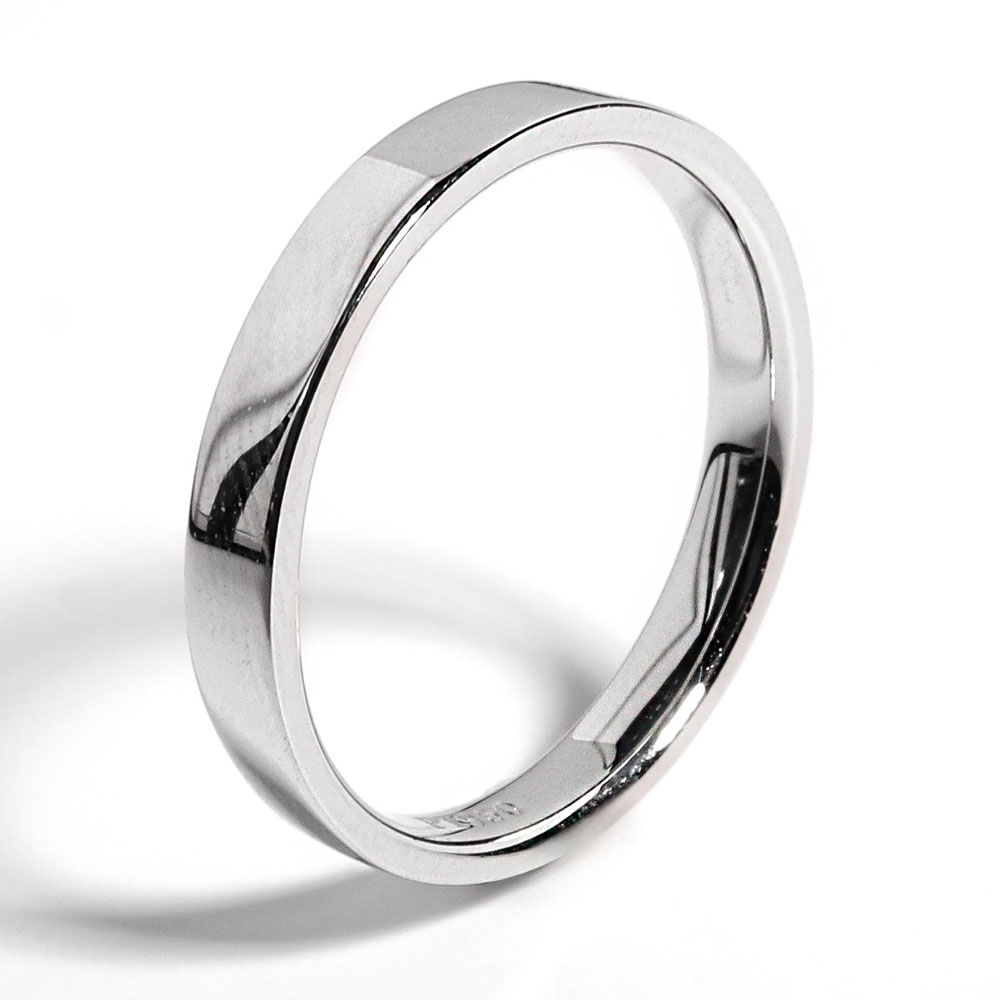 백금 PT950 기본 플랫 평반지 링 인덕 인복 반지 커플링 가락지