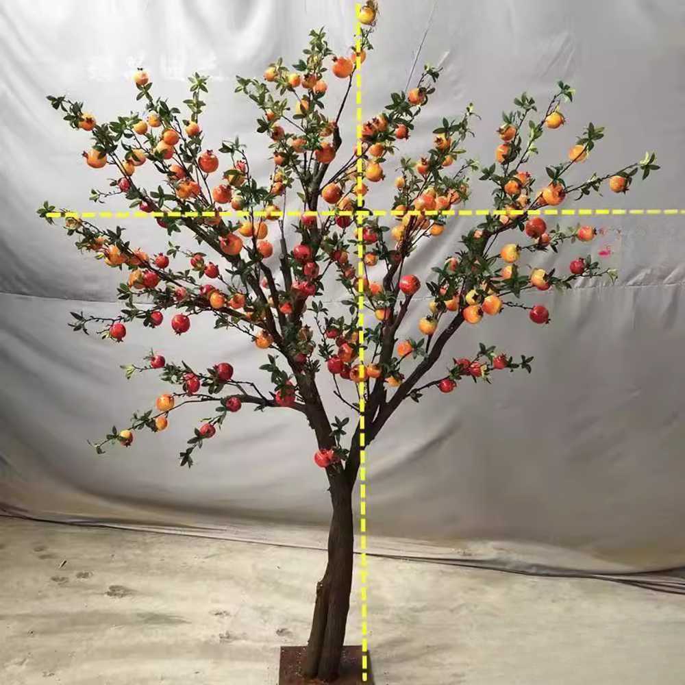 인조 감나무 장식 소품 조화 감열매 인테리어 포인트 A형 1.5m x 1m(둥근형) - 상세 이미지 2