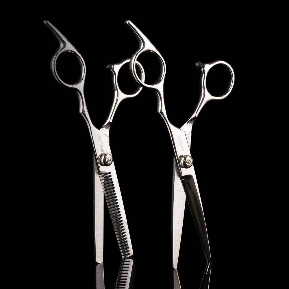 브링셀 숱가위 틴닝 앞머리 가위 미용실 숯 제품 이미지