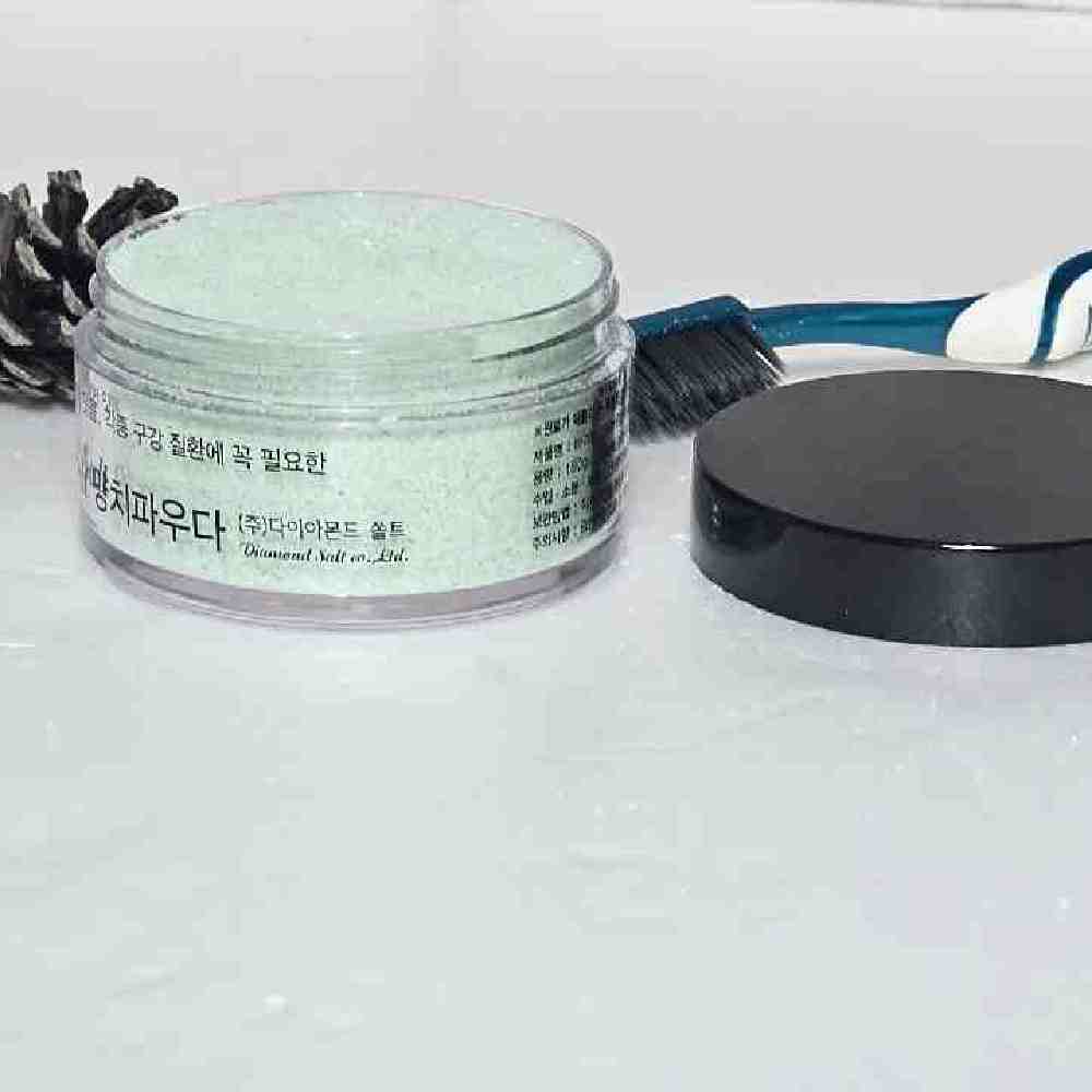 바이칼 다이아몬드 천연미네랄 자연 소금 치분(양치파우다) 150g 이미지 6