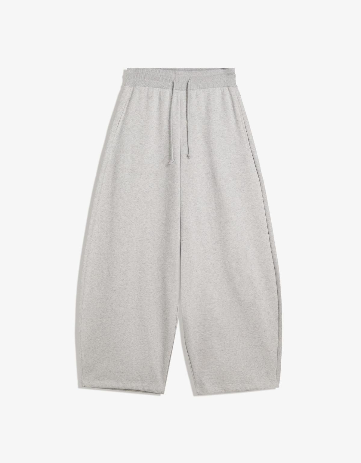 버쉬카 스토퍼 플러시 와이드 배럴 조거팬츠 5111/190 GREY - 상품 이미지