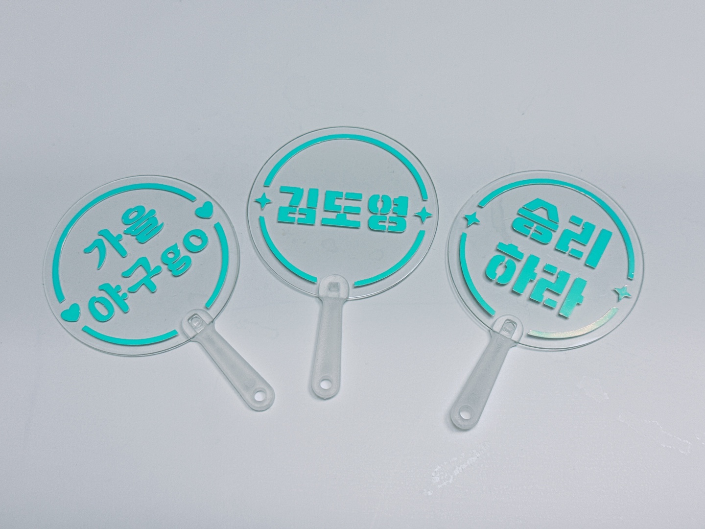 미니 부채 키링 야구 굿즈 콘서트 나눔 회사 커스텀 주문제작 야광 아이돌 구단 팬클럽 이미지 7