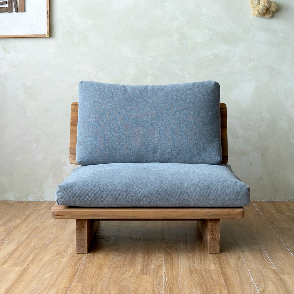 키아 고재 원목 패브릭 소파 3인용 1인용