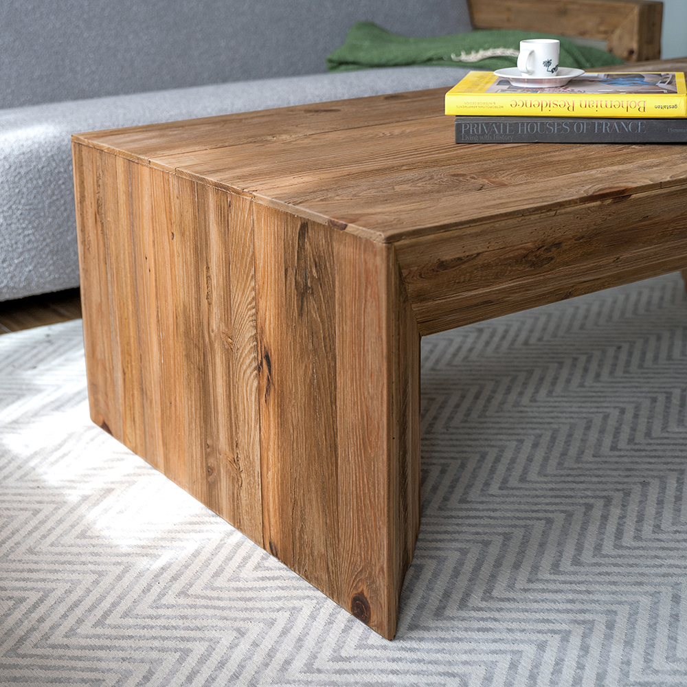 비올라 고재 원목 거실 소파 테이블 탁자