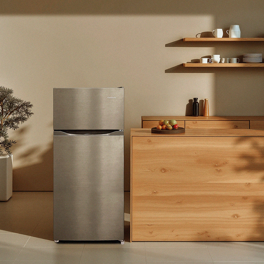 더함 소형 미니 냉장고 실버