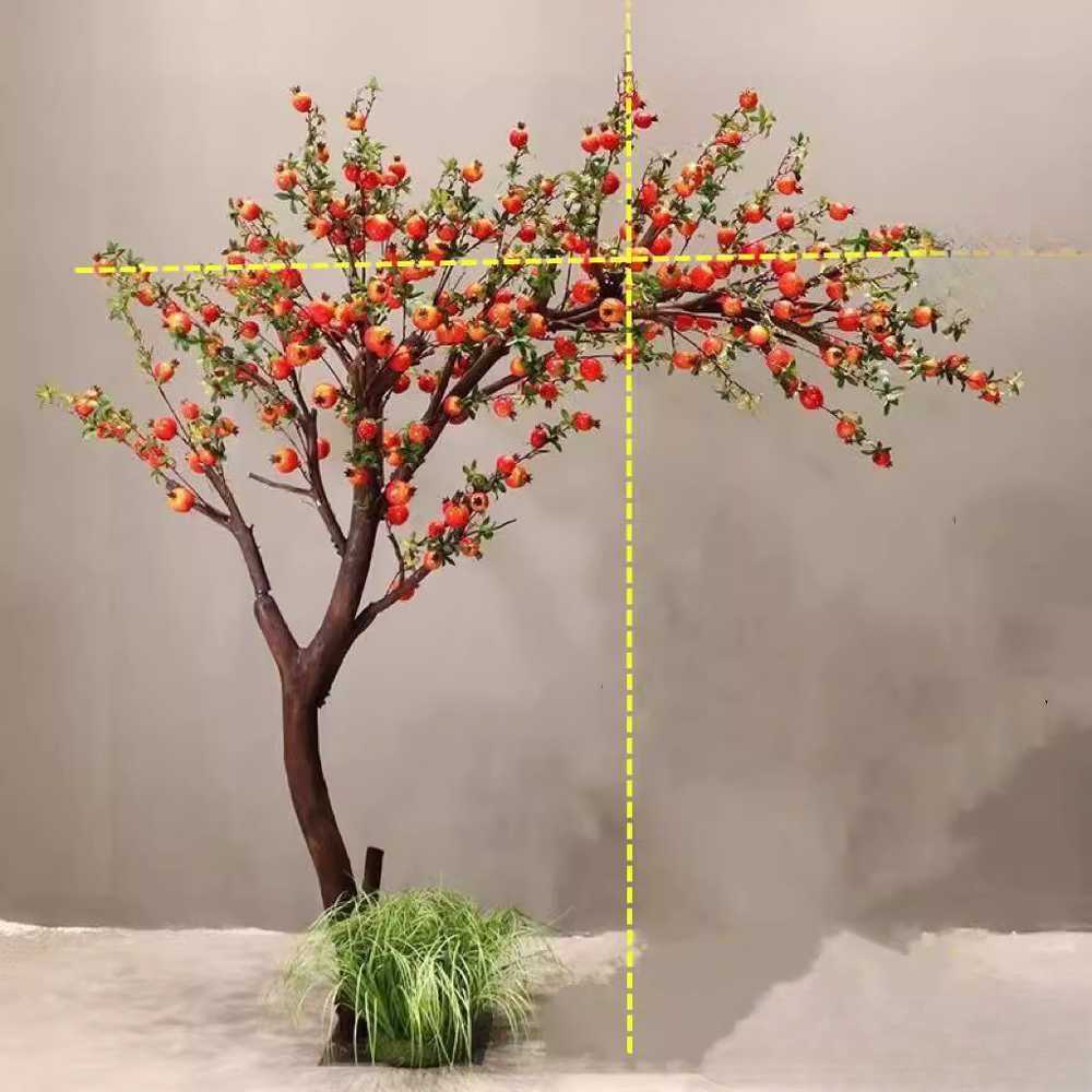 인조 감나무 장식 소품 조화 감열매 인테리어 포인트 A형 1.5m x 1m(둥근형) - 상세 이미지 3