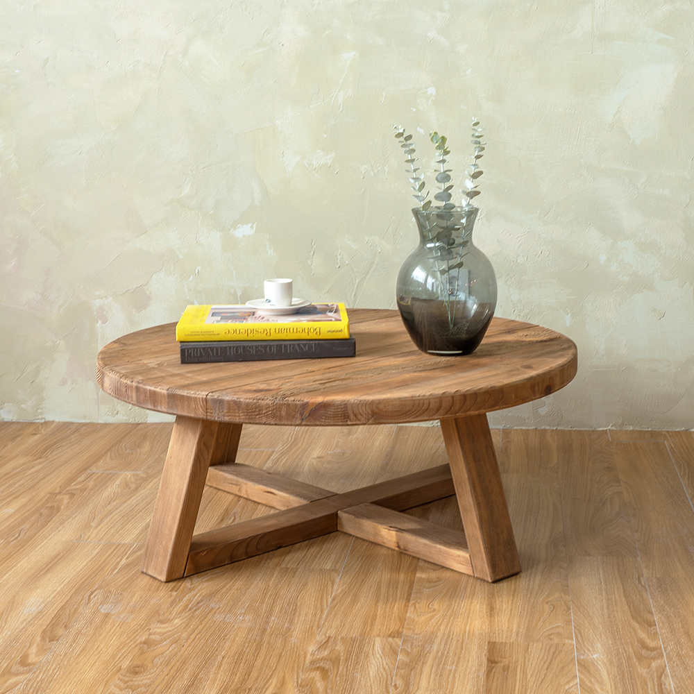 키아 고재 원목 거실 소파 테이블 탁자