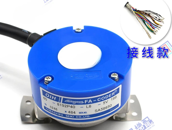 Yongda 메인프레임은 오리지널 Tamagawa 인코더 TS5246N484 OIH60-8192P40-L6-5V를 리퍼