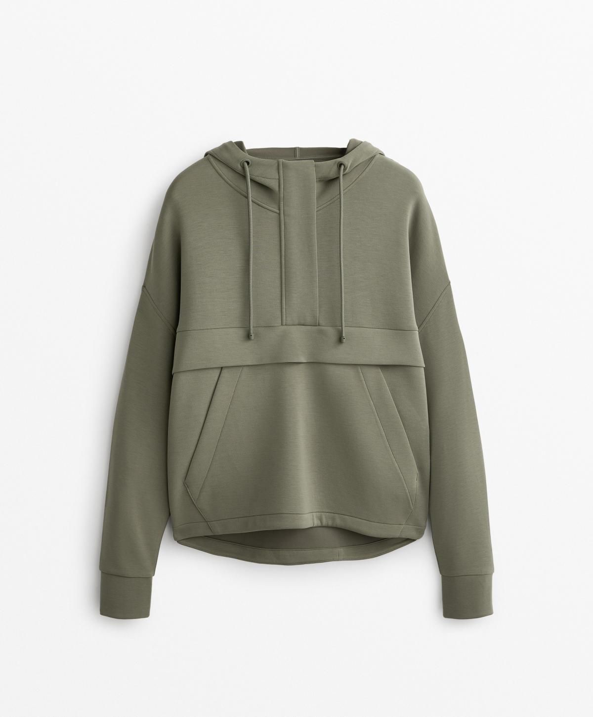 오이쇼 모달 소프트 집업 후드티 1780/791 WASHEDKHAKI - 상품 이미지