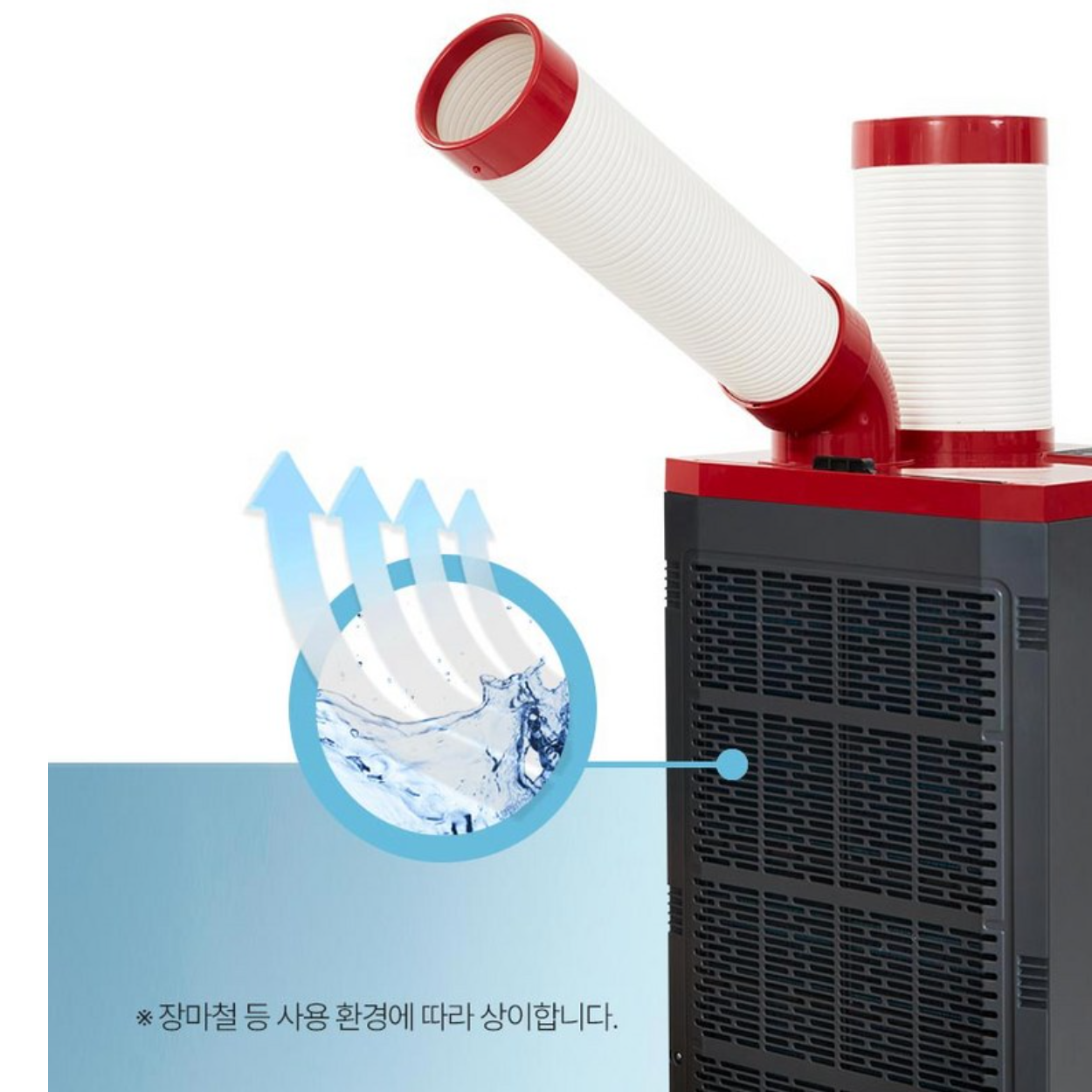 공장 업소용 대형 냉풍기 코끼리 냉풍기 공업용 산업용 냉풍기 2구 - 상세 이미지 2