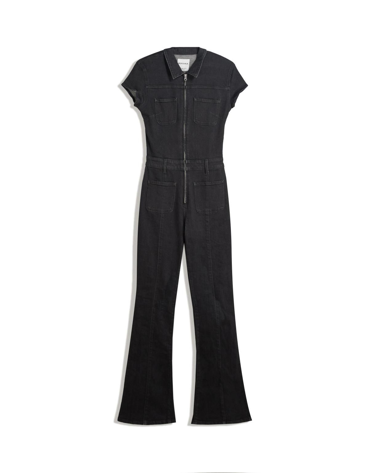 버쉬카 데님 유니크 점프수트 8499/534 BLACK - 상세 이미지 2