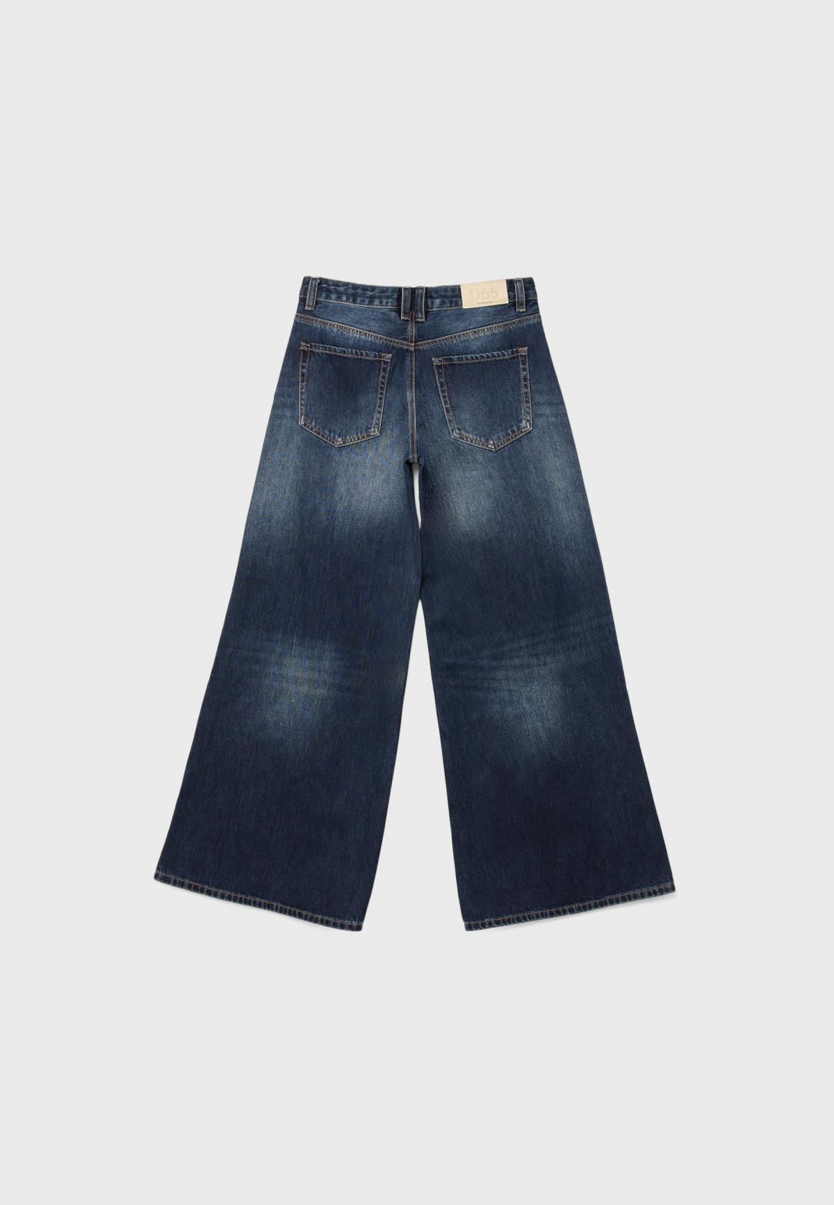 스트라디바리우스 로우웨이스트 슈퍼 와이드핏 청바지 4866/845 MEDIUM DENIM WASH - 상세 이미지 3