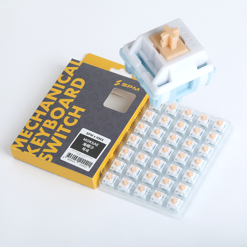 SPM x HMX 목새 리니어 기계식 키보드 저소음 스위치 5핀 (35개 패키지)