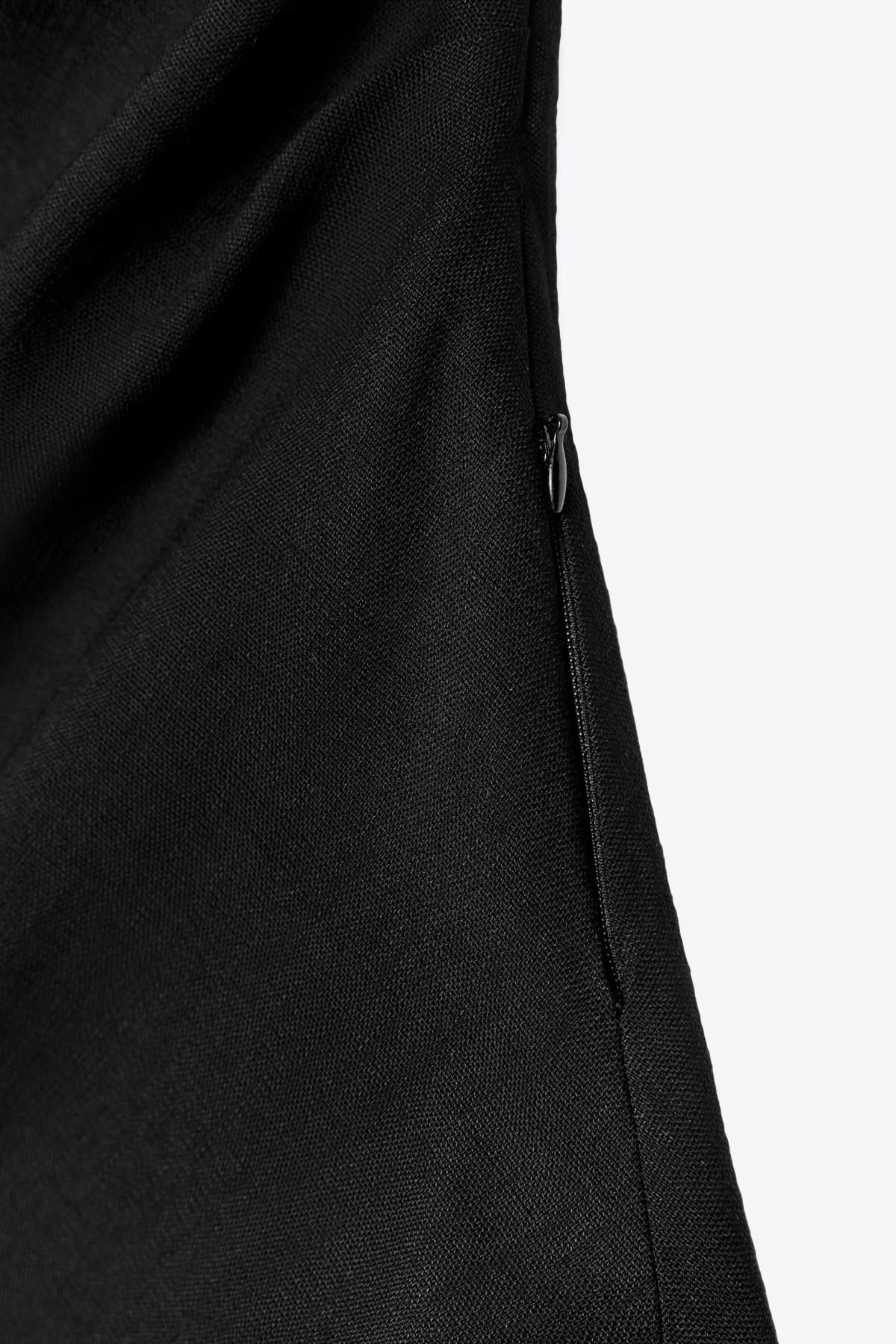 자라 비대칭 테크니컬 니트 타이 탑 8388/751 BLACK - 상세 이미지 4